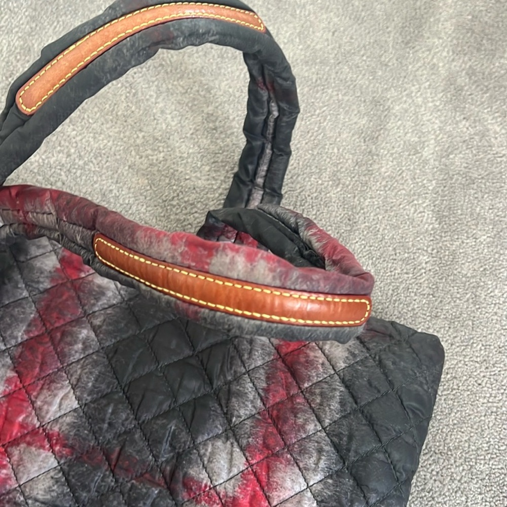 MZ Wallace redwood Plaid Quilted Tote - Picture 5 of 16